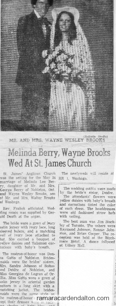 Wayne Brooks Wedding
