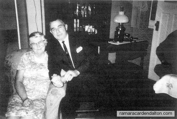 Frank Collins with his mother Mary Jane Collins