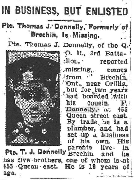 Pte. T.J. Donnelly