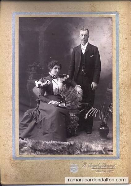 Henry or William Allewell with his wife