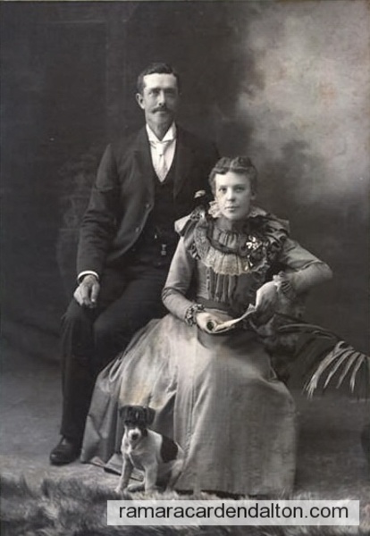 Robert Morton Allewell & his wife Elizabeth Lundy