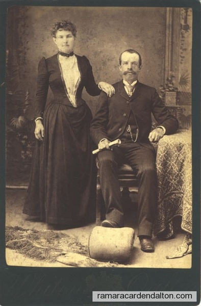 William or Henry Allewell with his wife