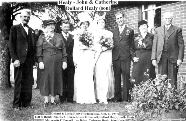 Dollard & Luella Healy Wedding Day-Sept. 14, 1937