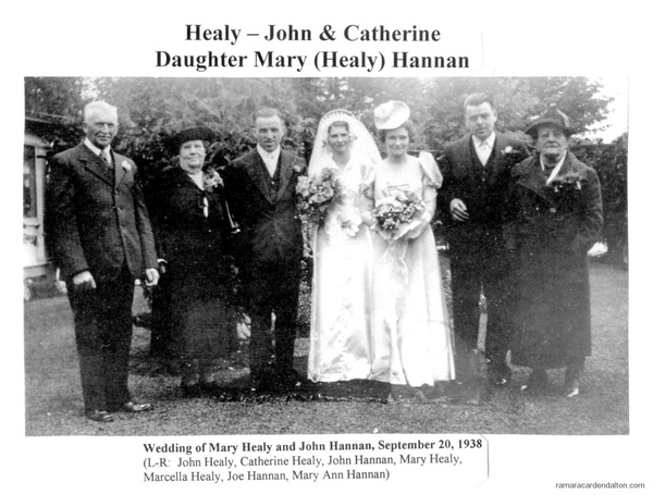 Wedding of Mary Healy & John Hannan-Sept. 20, 1938