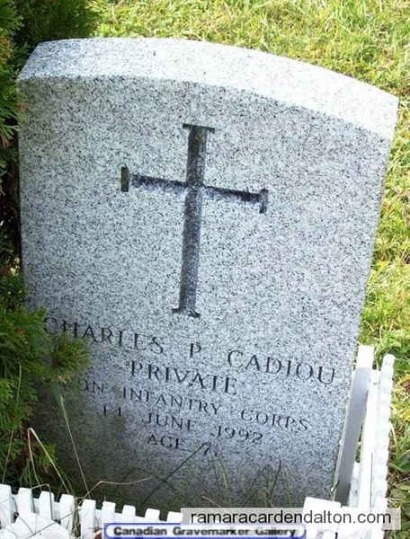 PRIVATE CHARLES P. CADIOU