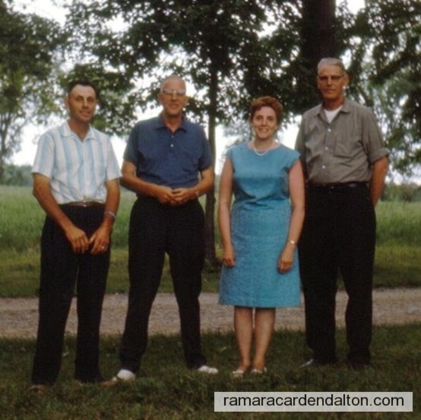 Arthur, Melville, Hilda and Roy Lamb mid 1960's