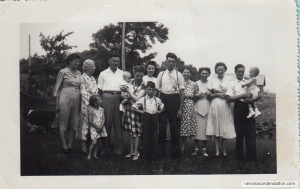 Family of the late Michael Hugh Crosby- circa 1948