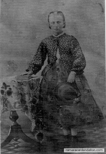 Alice M. Burleigh, 1857-1946, Camden East Ont. c. 1867