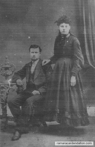1872, Chester Burleigh, His Wife, Mater