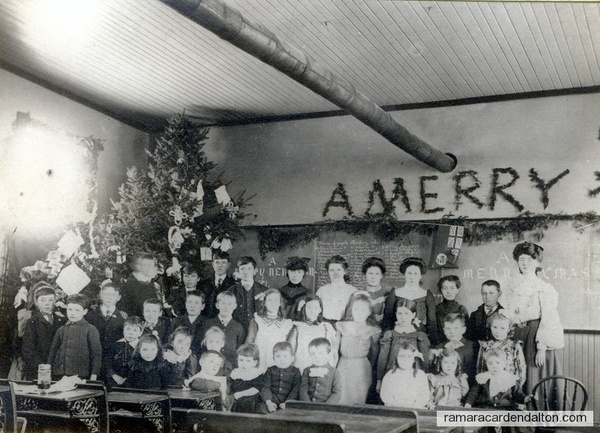 #1 S. S. FairValley School------December of 1899 or 1900. 