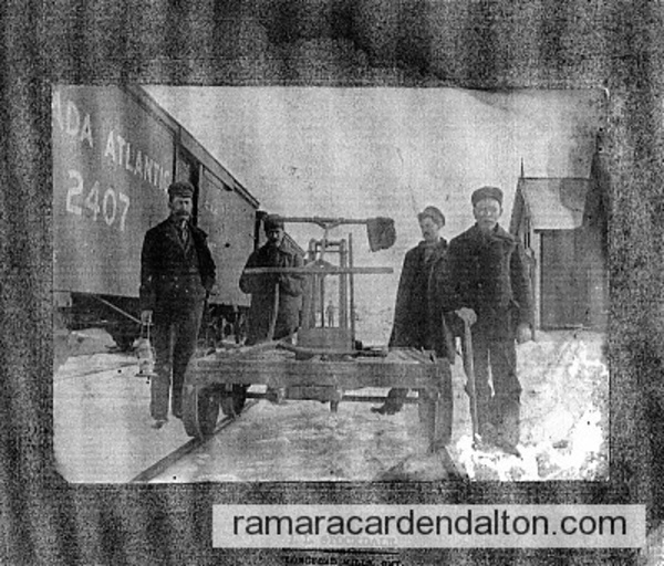  Hugh Vincent Corrigan, (2nd on left) -Uptergrove RR Station