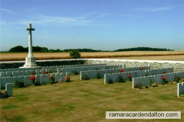Robert Campbell/Dominion Cemetery, Hendecourt-les-Cagnicourt, France