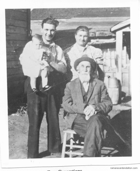 Four Generations of Mahoney/Lawrence Family, circa 1941