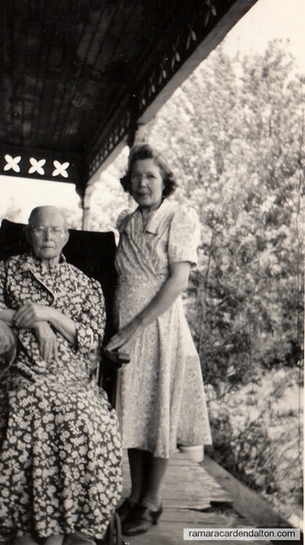 Winnifred Moffatt & mother Mary Moffatt (Mayock)