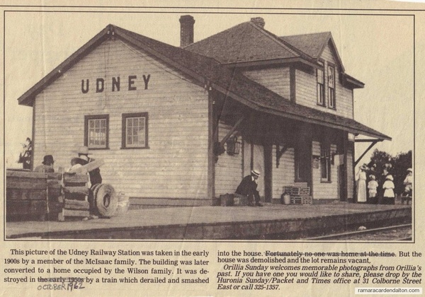 Udney Train Station