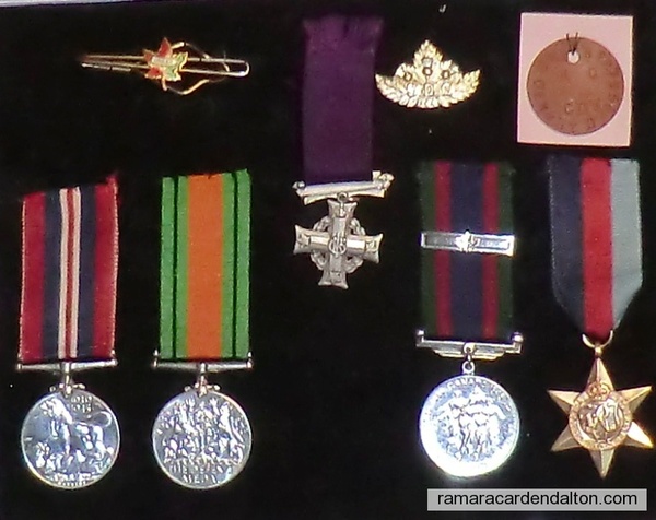 Denis Gerrard McCarthy WWII Medals