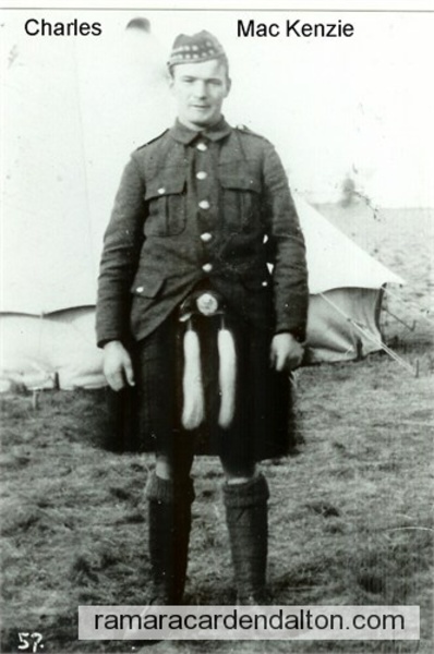 Pte. Charles Roy MacKenzie- 48th Highlander