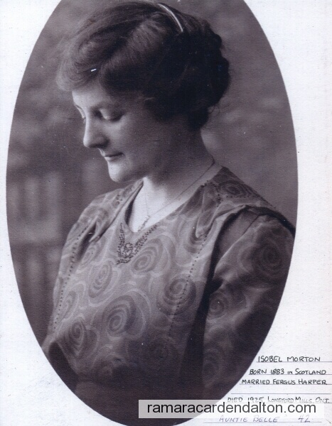 Isobel MORTON, 1883-1925