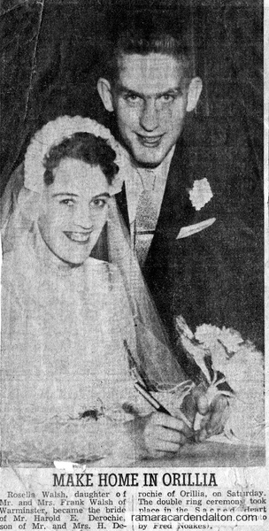 Rosella Walsh & Harold Derochie
