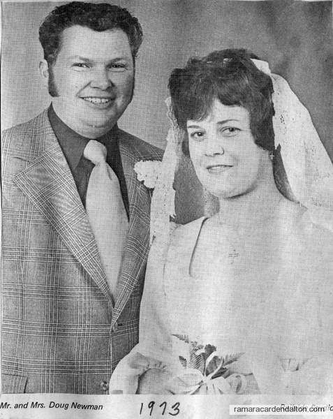 Mr. & Mrs. Doug Newman-1973