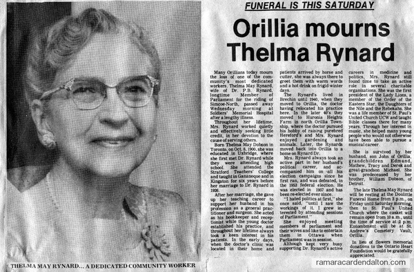Thelma May Rynard