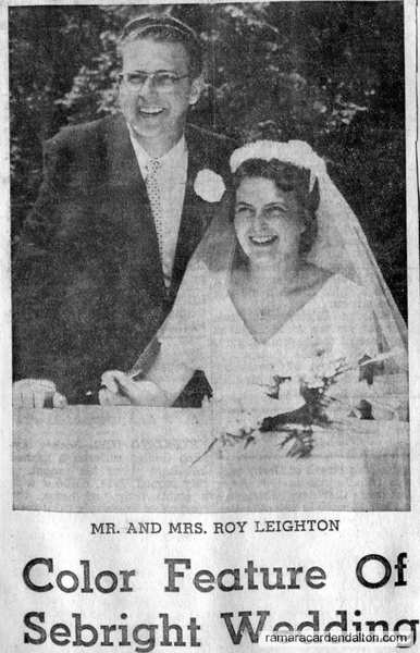 Mr. & Mrs. Roy Leighton
