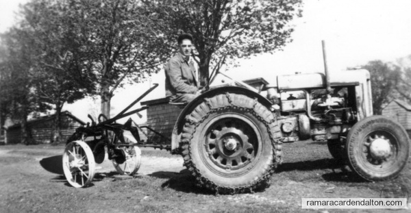Don Murphy and Sliver King tractor