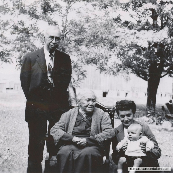 1946 ---4 Generations taken at the Elder farm