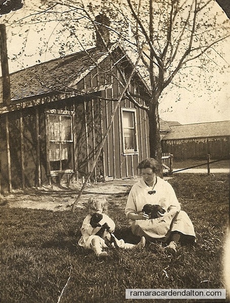 Kay Steele with her mother Anna Hobson Steele
