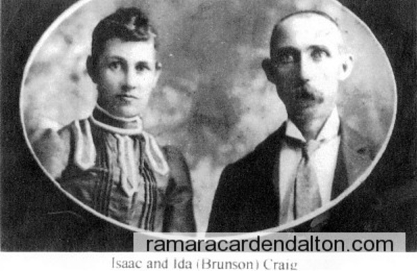 Ida BRUNSON & Isaac CRAIG