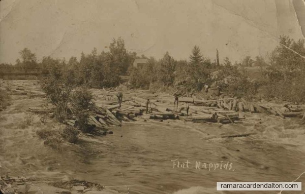 Flat Rapids , circa early 1900's