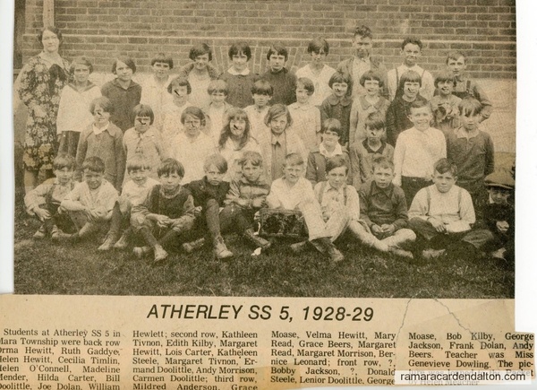 Atherley SS # 5 1928-29