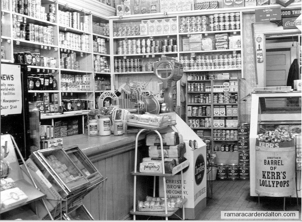 Frank Hall Store Creighten St. 1936