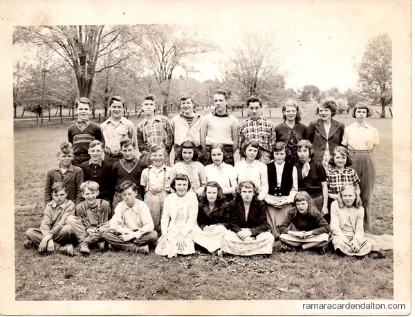 Uptergrove 1951-1952 Senior Class