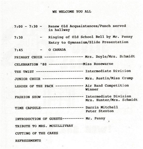 Uptergrove School 25th Anniversary Presentation 1963-1988 page 3