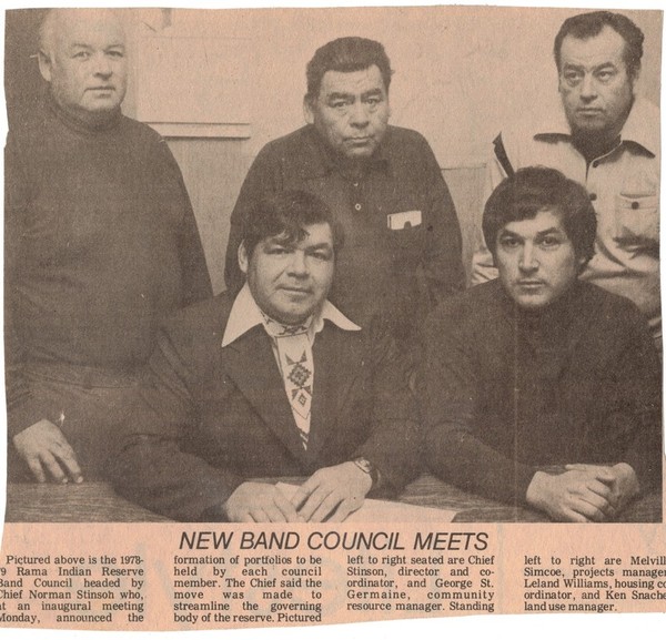 Rama Band Council 1979