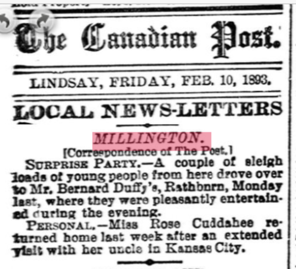 millington February 1893