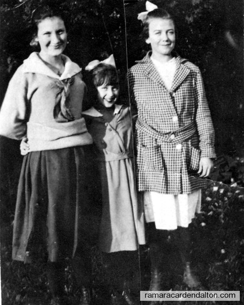 Alma Mahoney, Mary Foley, Gladys Doherty (12 yrs old)