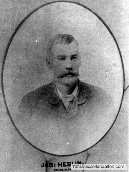 Jas. Heslin-1893 Councillor-Rama Township