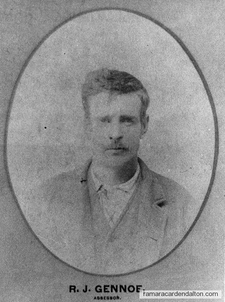 R. J. Genno-1893 Assessor-Rama Township