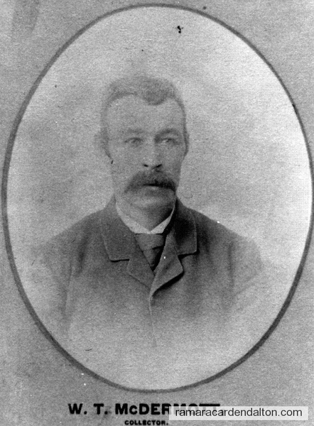 W. T. McDermott-1893 Collector-Rama Township