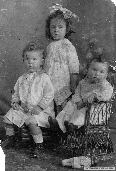 Gerrard, Kathleen & baby Basil Harrington 1920 