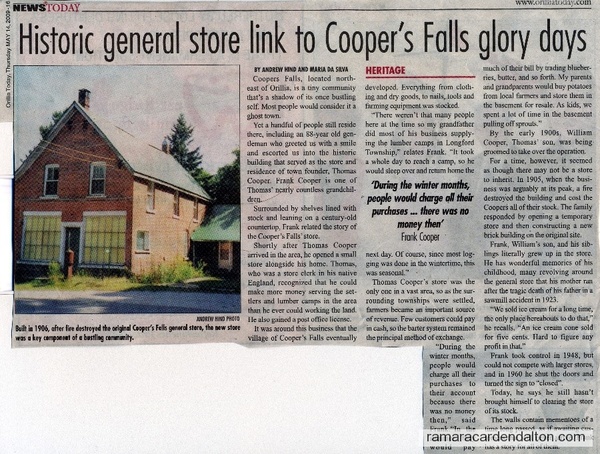 Cooper's Falls Store
