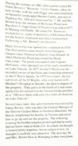 bayshore 1 161x300 - Eldon Brown and McGinnis Point, Mara