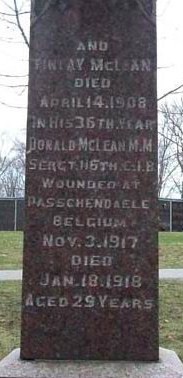 Sergt. Donald McLEAN-- M.M. Sergt. Donald McLEAN-- M.M.