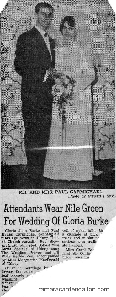 Gloria Burke & Paul CarMichael Gloria Burke & Paul CarMichael