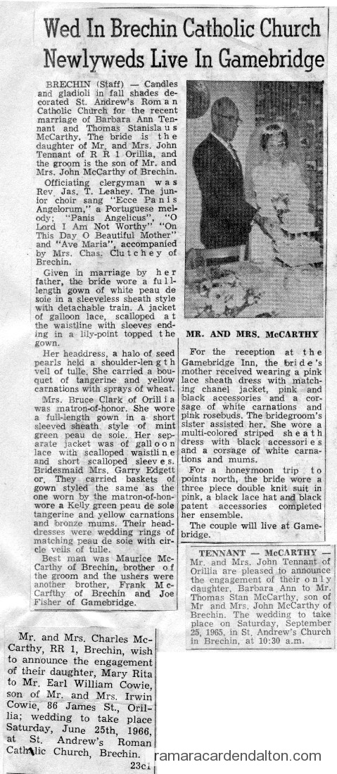 Cowie-McCarthy Cowie-McCarthy