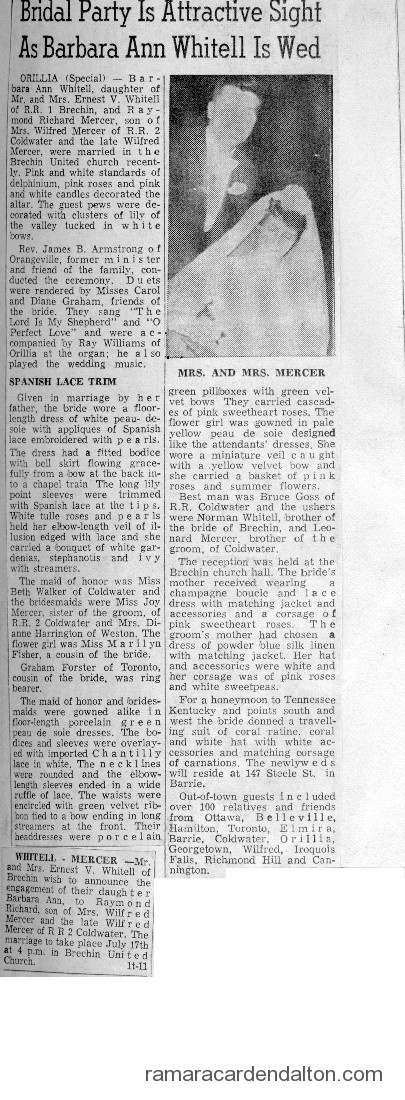 Whitell-Mercer Whitell-Mercer