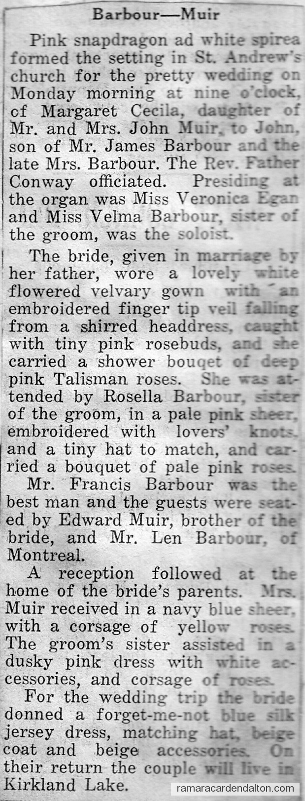 Barbour-Muir Barbour-Muir