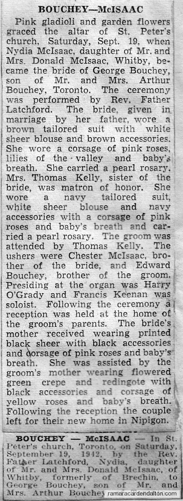 Bouchey-McIsaac Bouchey-McIsaac